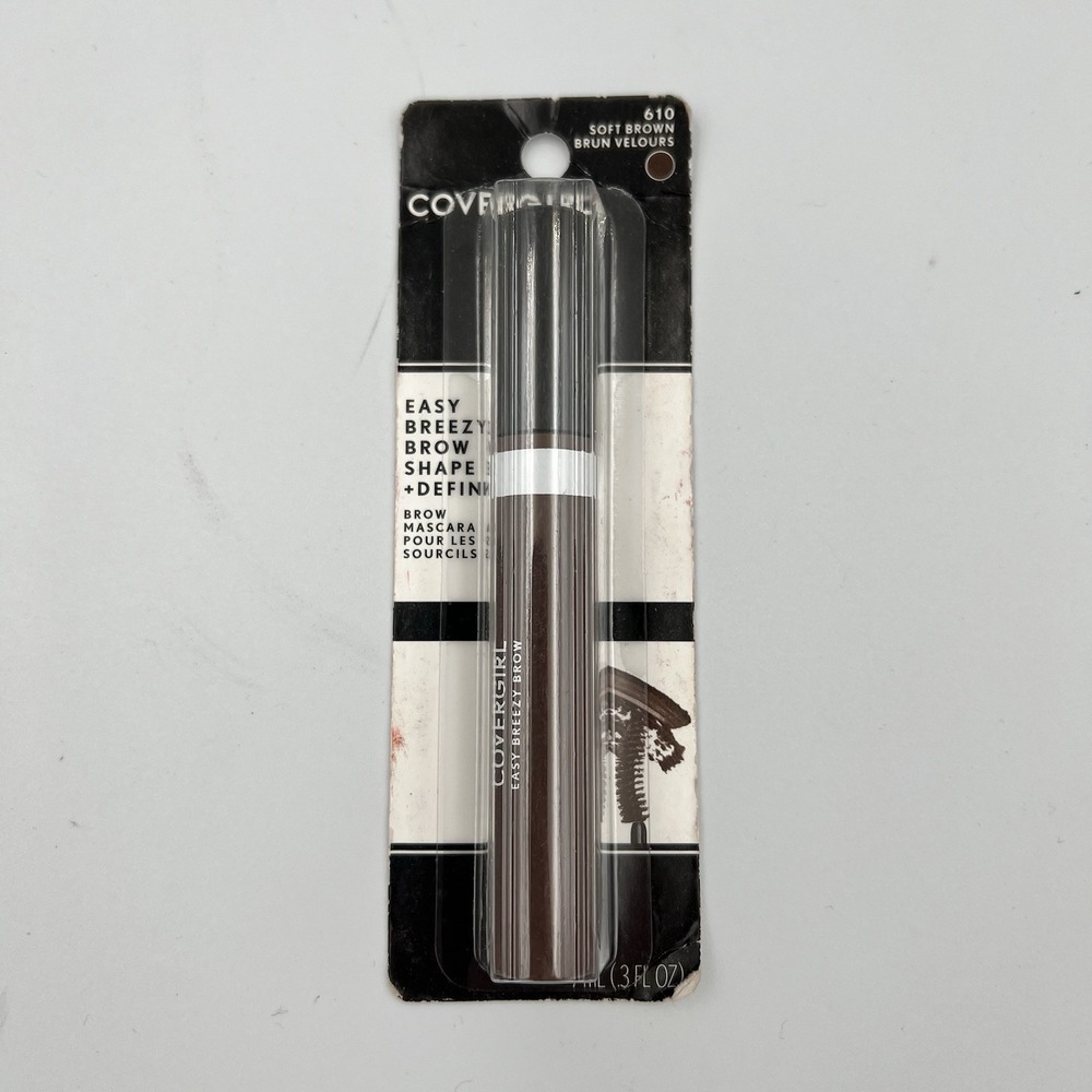 Covergirl Easy Breezy Shape + Define Brow Mascara #610 Soft Brown (NEW / SEALED)